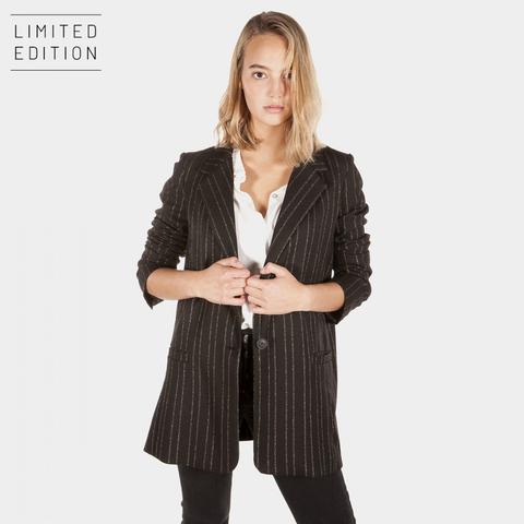 Blazer Rayas Lurex