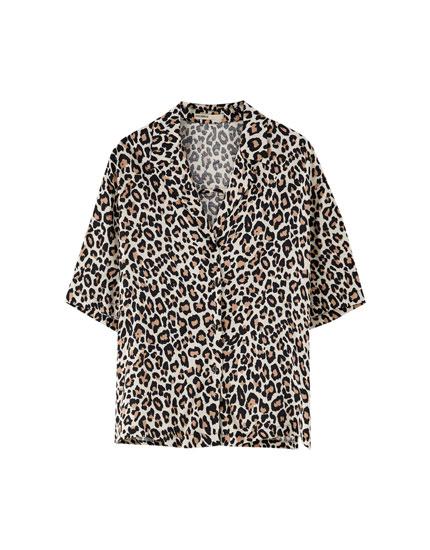 Camisa Colo Solapa Leopardo