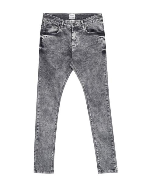 Jeans Superskinny Fit Gris Delavado