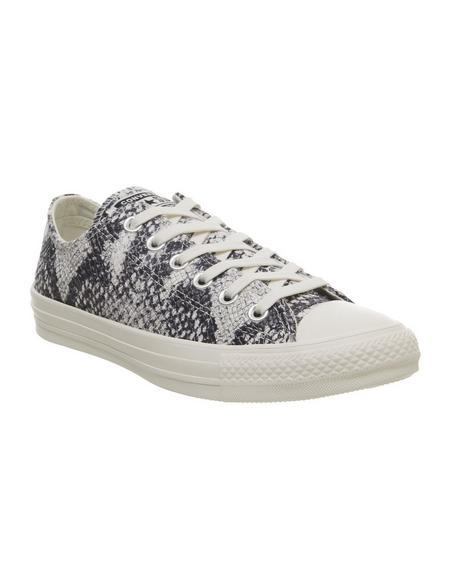 Converse All Star Low Egret Snakeprint Black Animal Exclusive
