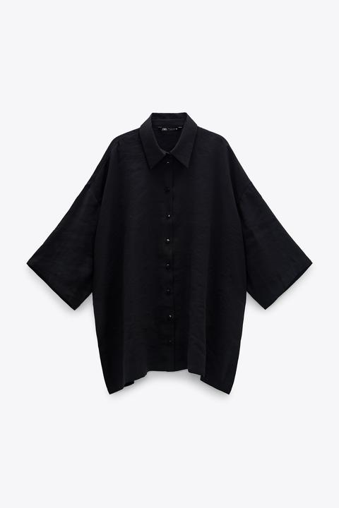 Chemise Fluide Oversize from Zara on 21 Buttons