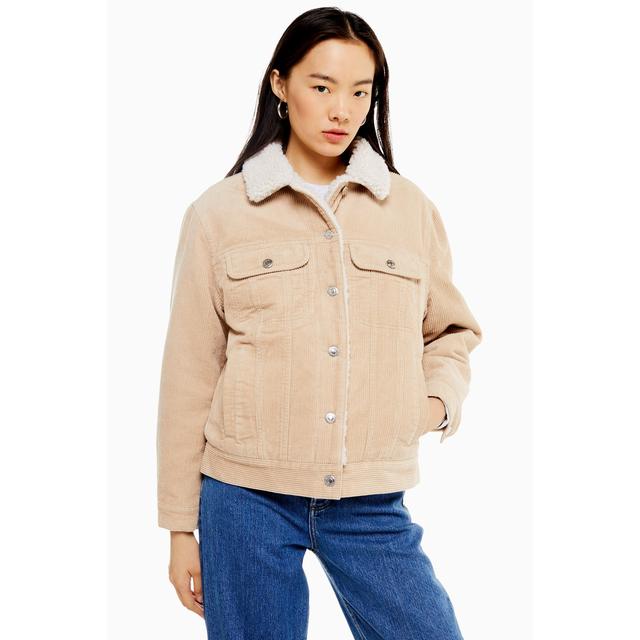 cord borg jacket womens