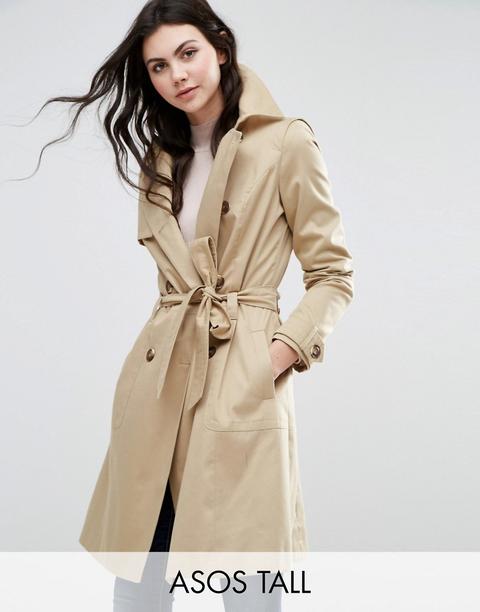 Asos Tall - Trench Classico - Beige