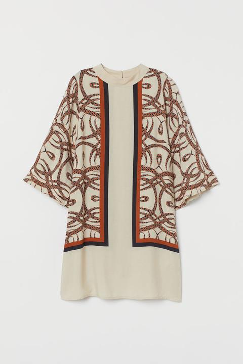 H & M - Abito Svasato - Beige