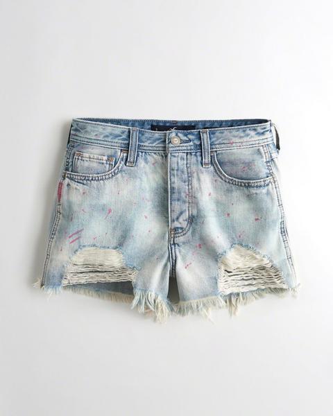 hollister high rise boyfriend shorts