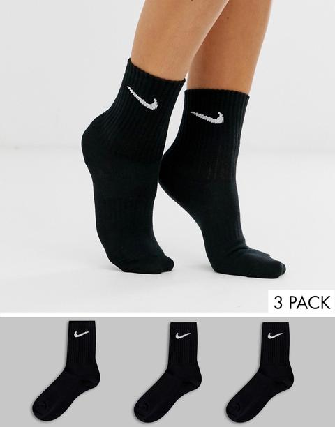 Nike - Lot De 3 Paires De Chaussettes - Noir