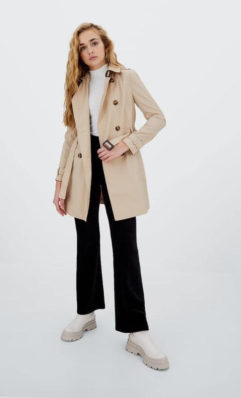 Stradivarius Trench Court Pierre Xl