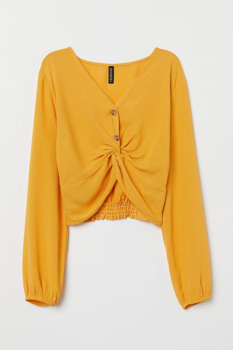 Blusa Corta - Amarillo