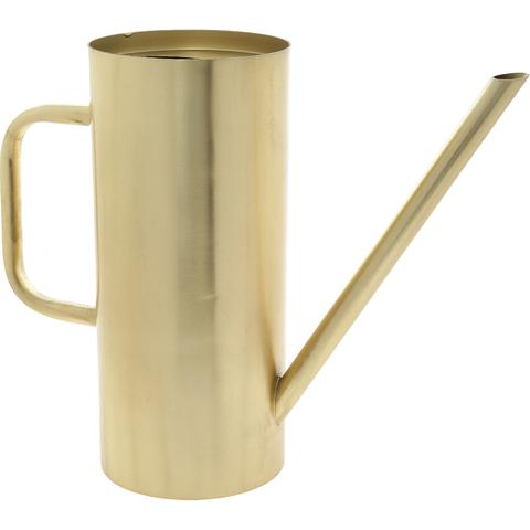 Gold Tone Cylindrical Watering Can 26x35cm