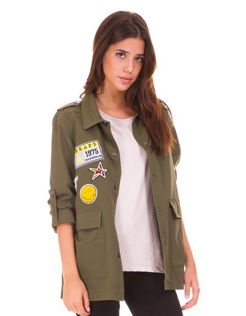 Chaqueta Verde Parches De Vero Moda | Buylevard