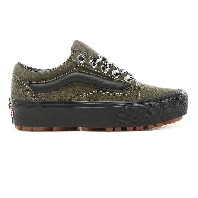 vans plataforma verdes