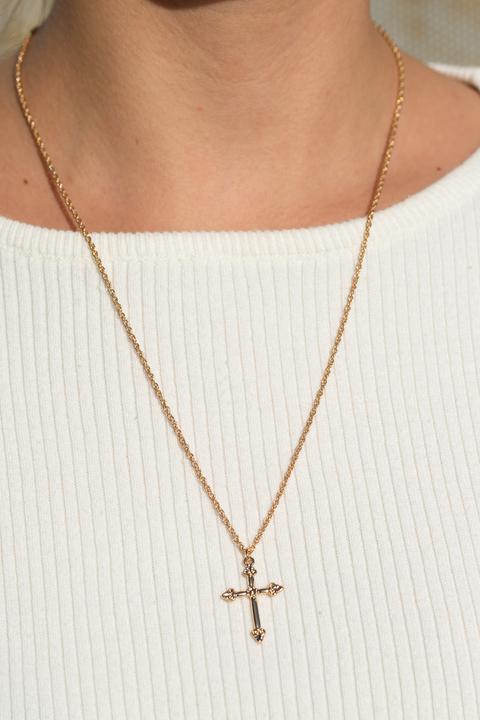 Gold Cross Necklace