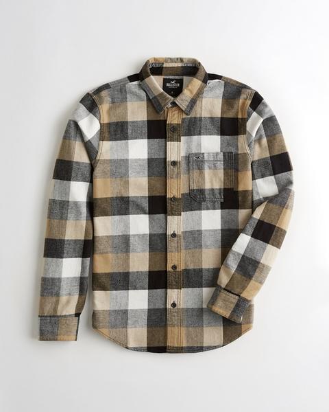hollister flannel shirt