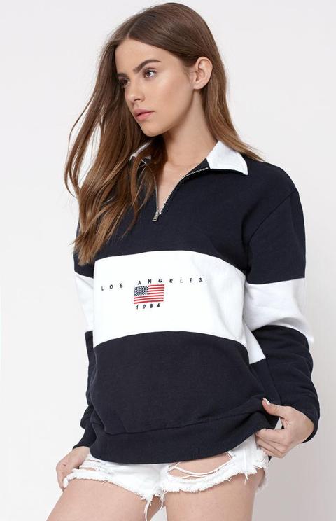 John galt los best sale angeles half zip sweatshirt