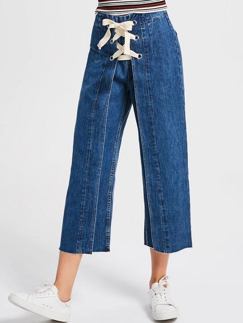 Jeans In Jeans Larghi Denim Blue from Zaful on 21 Buttons
