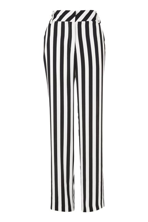 Stripe Wide Trousers