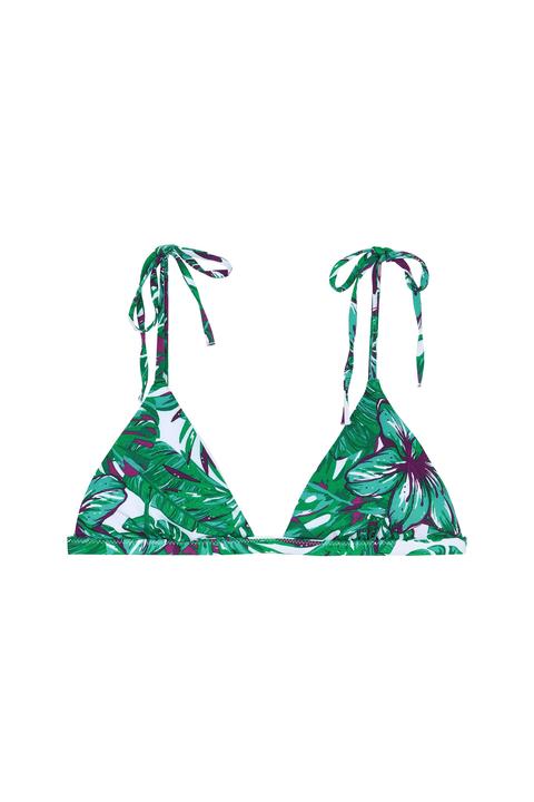 Bikini Triangolo Fiocchi Spalle Tropical