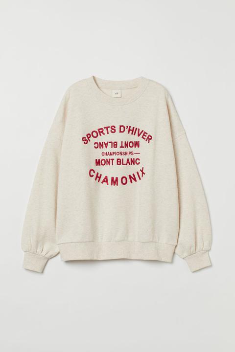 Sweatshirt - Beige