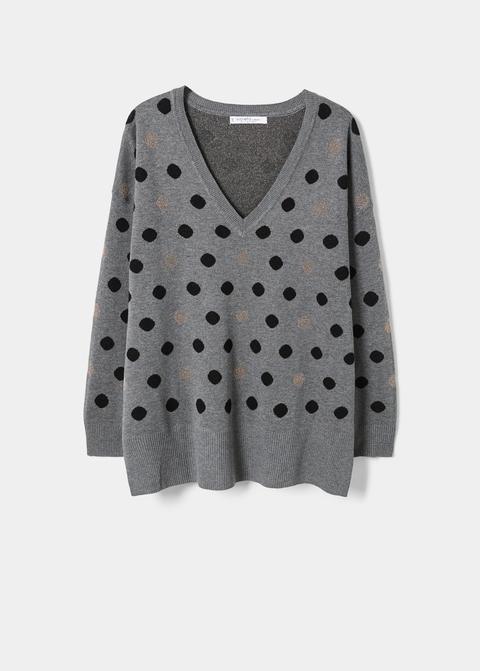 Pullover Pois Metallizzati