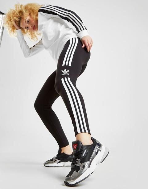 Adidas Originals 3-stripes Trefoil Leggings Donna, Nero