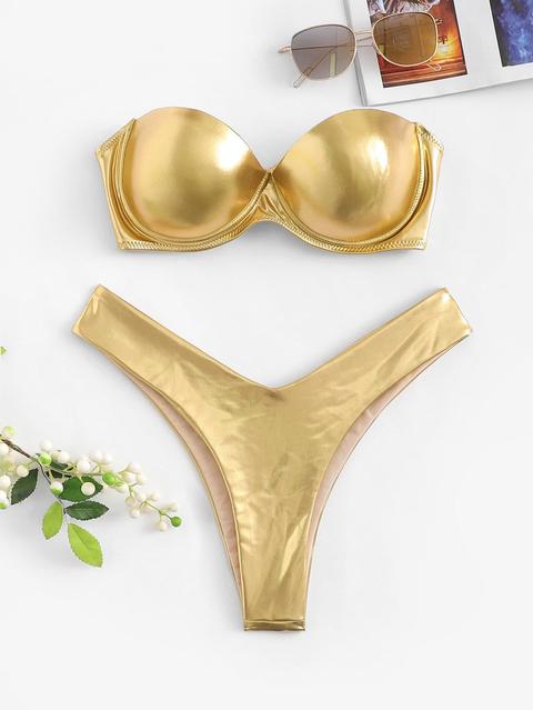 Bikini A Fascia Metallico