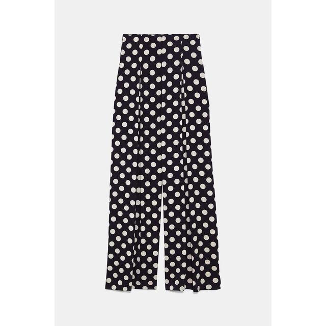 Pantalón Ancho Lunares de Zara en 21 Buttons