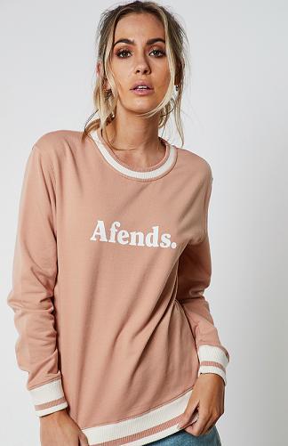 Squad Crew Neck Sweat - Blush