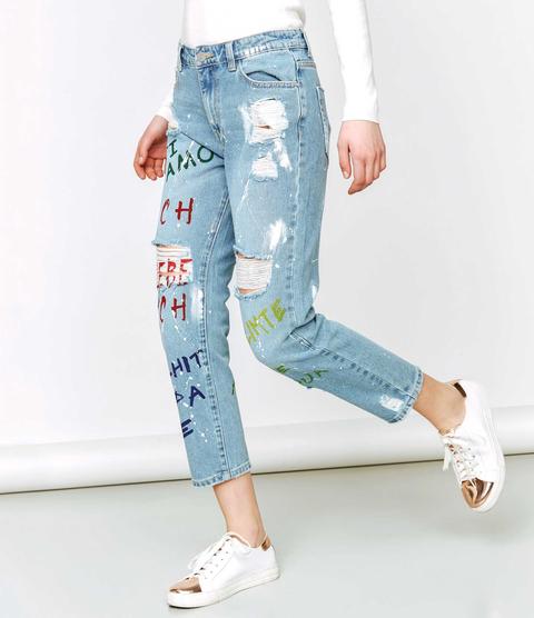 Jeans scritte deals