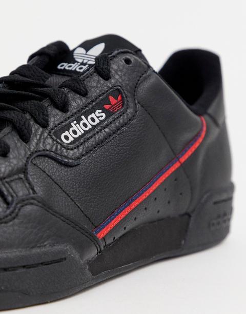 adidas originals continental 80 trainers black g27707