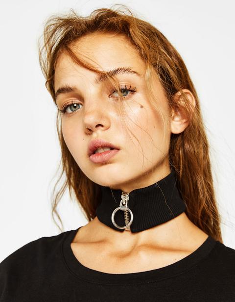 Choker Con Cerniera