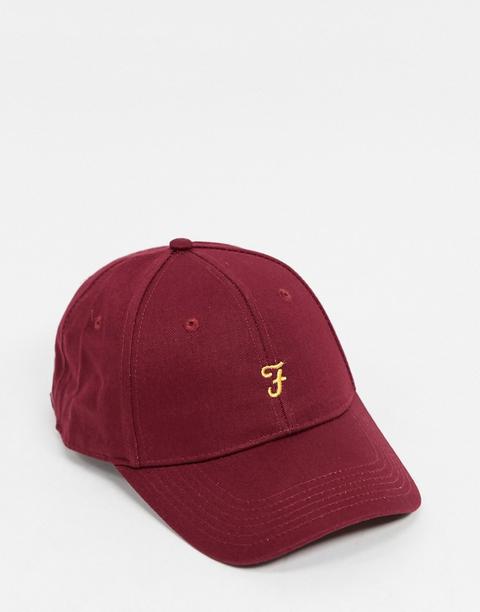 Gorra Granate Regalia De Farah-rojo