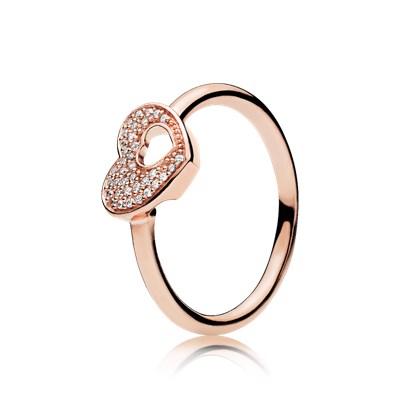 Anello Cuore Scintillante