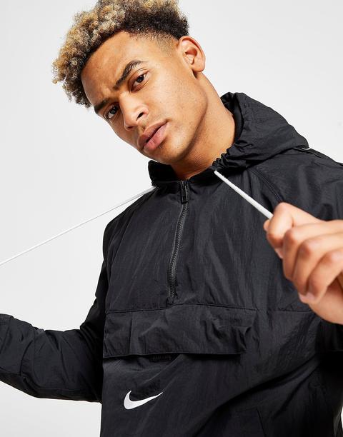 Nike Woven Half Zip Jacket Black - Mens from Jd Sports on Buttons
