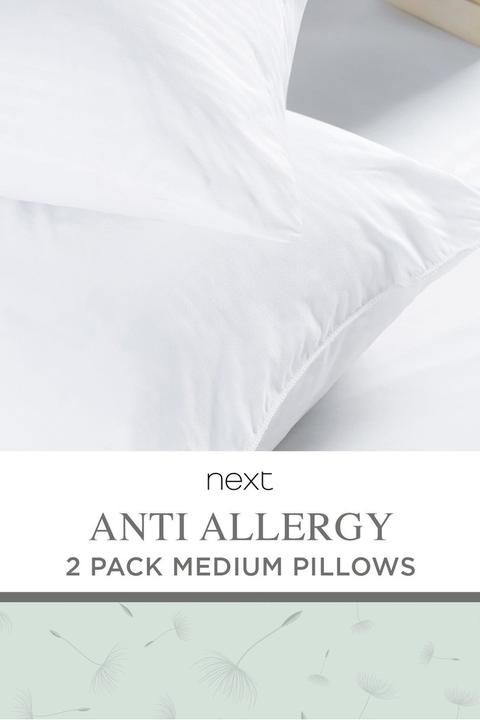 Next Set Of 2 Medium Anti Allergy Pillows From Next On 21 Buttons