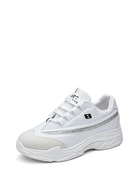 Zapatillas Deportivas Gruesas Con Diseño Brillante