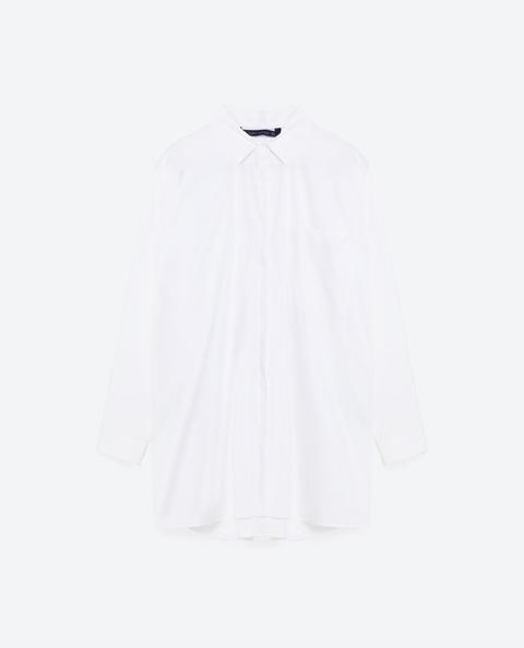 Camicia Oversize In Popeline