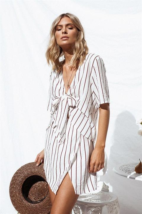 Tienne Stripe Dress