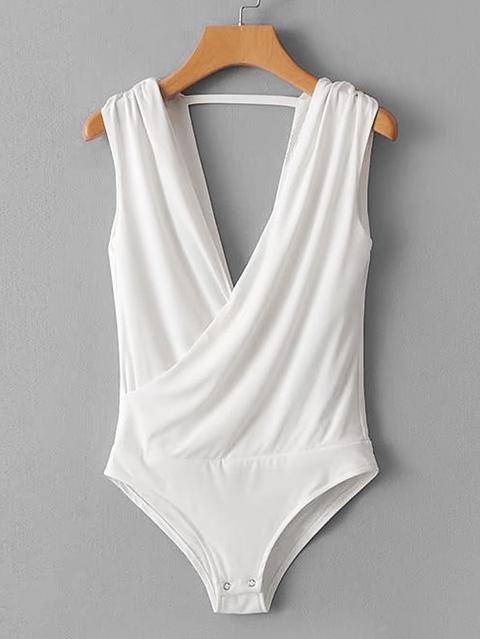 Body Aperto Schiena Scollatura Cotta