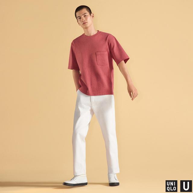 uniqlo oversized crew neck t shirt