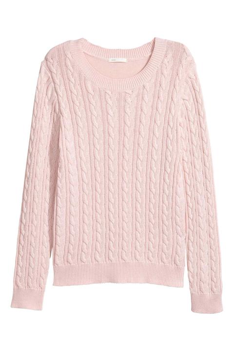 Pullover In Maglia A Trecce