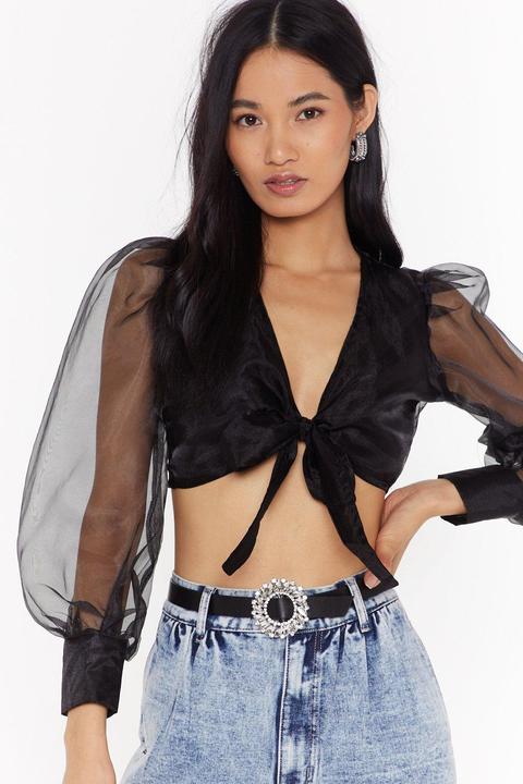 nasty gal sheer top