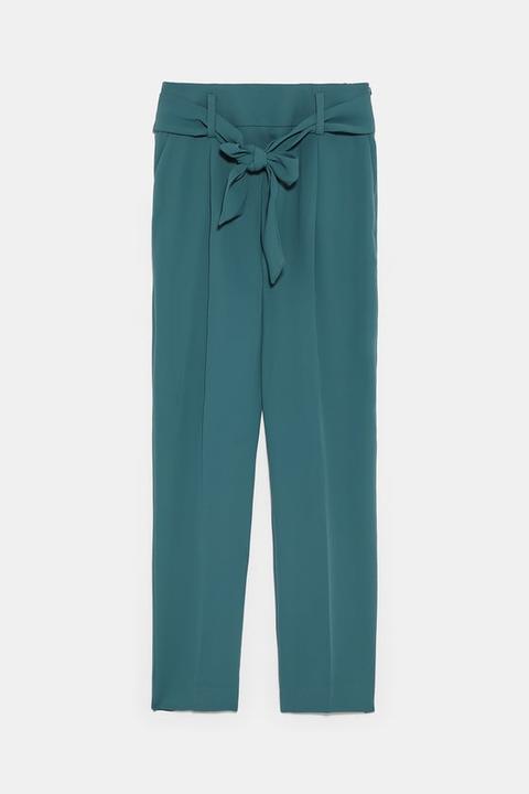 Belted Trousers