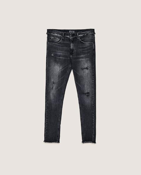 Pantaloni Jeans Raw