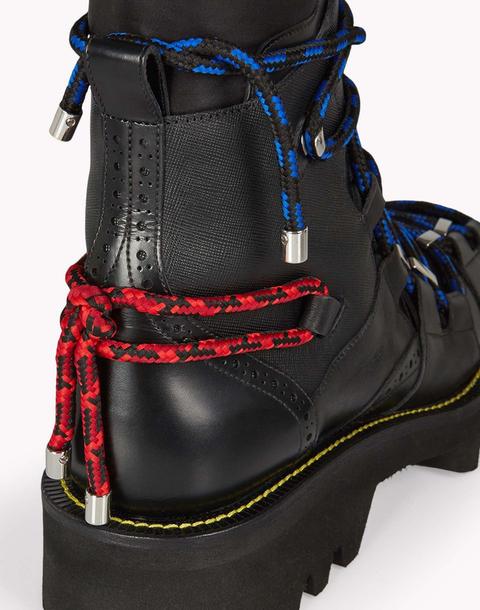 Techno Cord Combat Boots