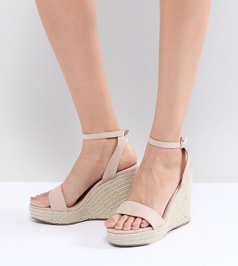 New Look - Espadrilles Con Zeppa - Beige