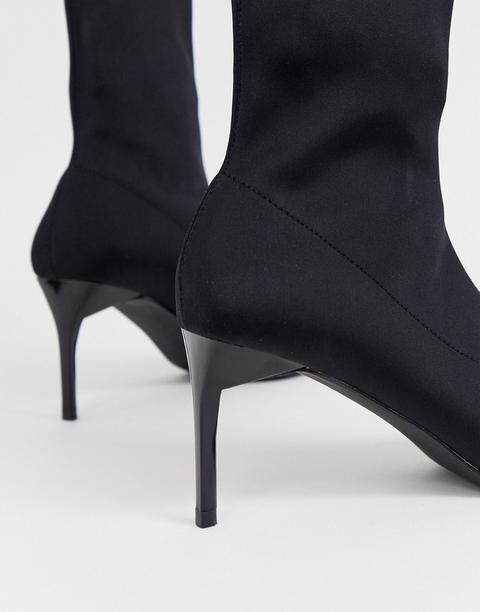 bottines chaussettes pointues