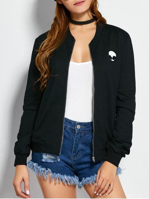 Zip Up Chaqueta Con Capucha Extranjero