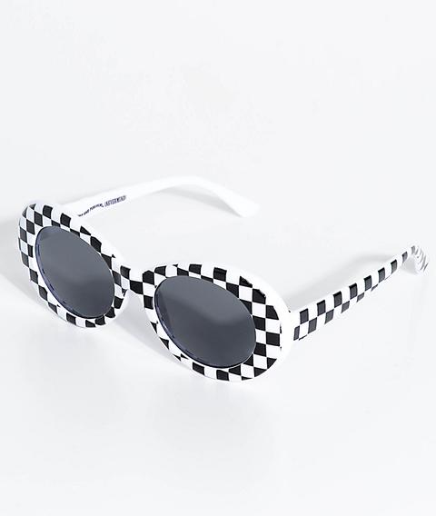 checkerboard sunglasses