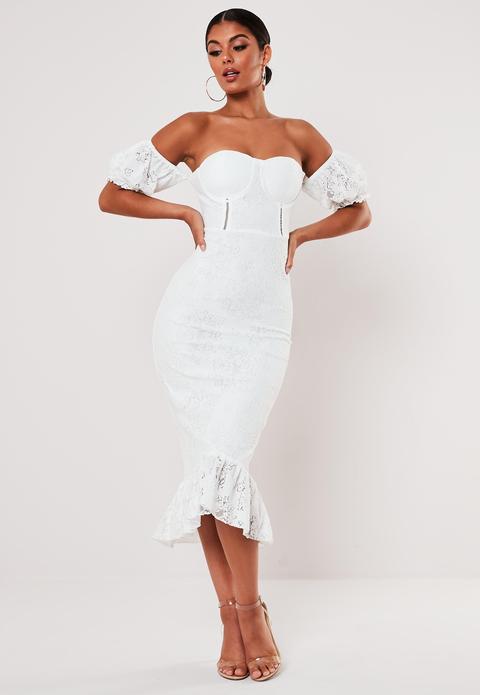 robe dentelle missguided