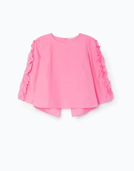 Blusa Volante Mangas